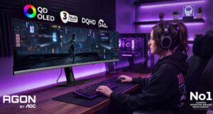 360 Hz-es QD-OLED monitorral és 49 hüvelykes óriáskijelzővel tért vissza az AOC a Gamescomra