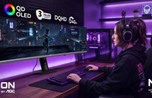 360 Hz-es QD-OLED monitorral és 49 hüvelykes óriáskijelzővel tért vissza az AOC a Gamescomra