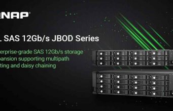 A QNAP bemutatta a 12- és 16 lemezes TL SAS 12 Gb/s JBOD sorozatot, akár 96 Gbps sebességgel és 4,6 PB nyers kapacitással