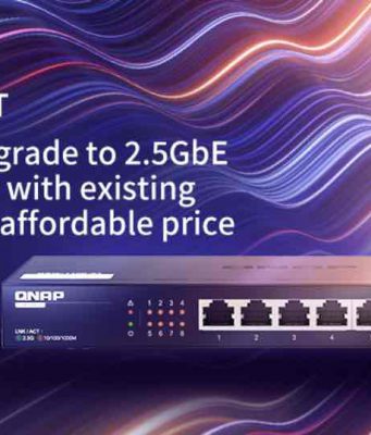Költséghatékony QNAP 8 portos, 2,5 GbE sebességű, nem menedzselhető switch: íme, a QSW-1108-8T