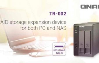QNAP TR-002: 2 lemezes RAID bővítőegység NAS-hoz és PC-hez