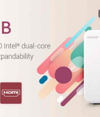 QNAP TS-251B otthoni- és kisirodai használatra tervezett multimédiás NAS