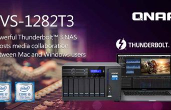 Növeli a platformok közti együttműködést a QNAP TVS-1282T3 Thunderbolt 3 NAS