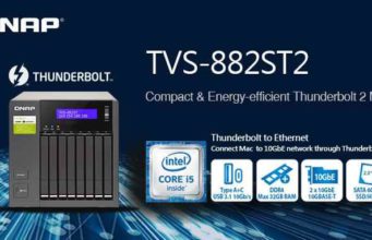 Itt az új QNAP TVS-882ST2 Thunderbolt 2 NAS