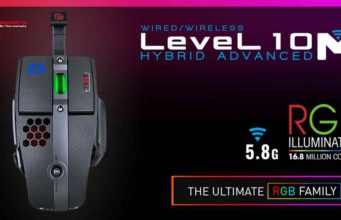 A Tt eSPORTS bemutatja a Level 10 M Hybrid Advanced vezetékes és vezeték nélküli módon is használható gaming egeret