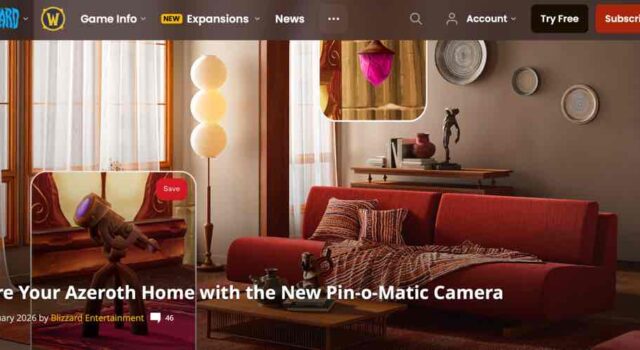 World of Warcraft: Pinterestre költözik Azeroth, itt a Pin-o-Matic Camera!